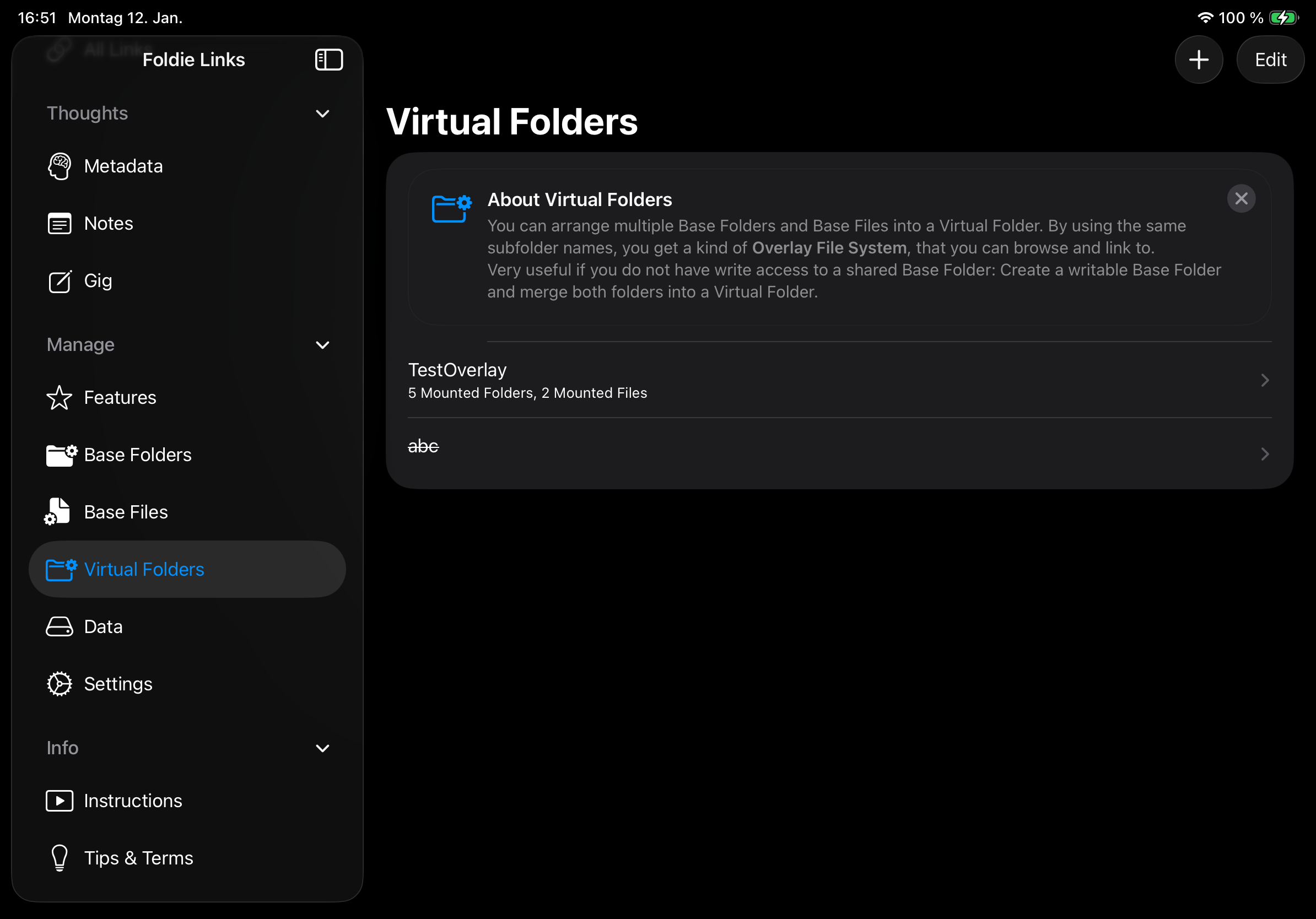 Virtual Folders